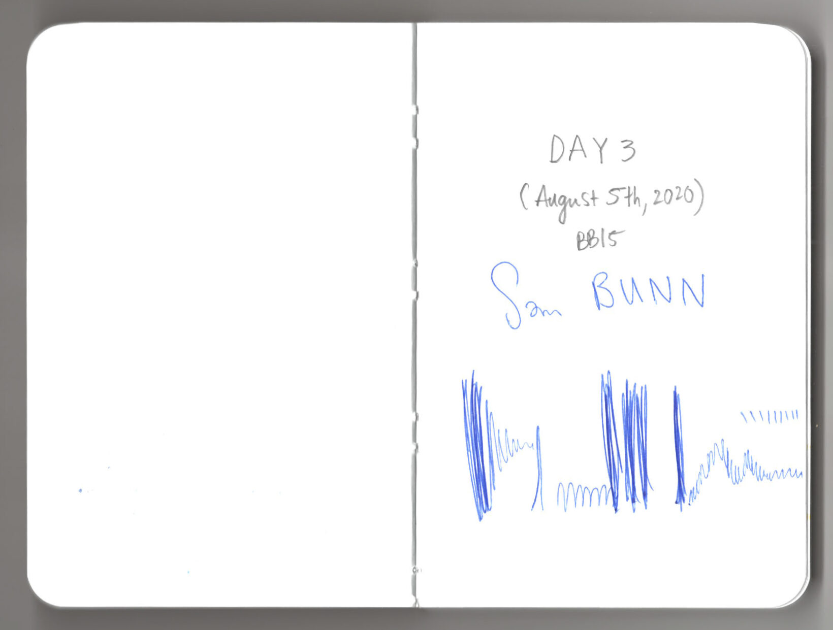 The Invisible Band · Day 3 notes · Sam Bunn