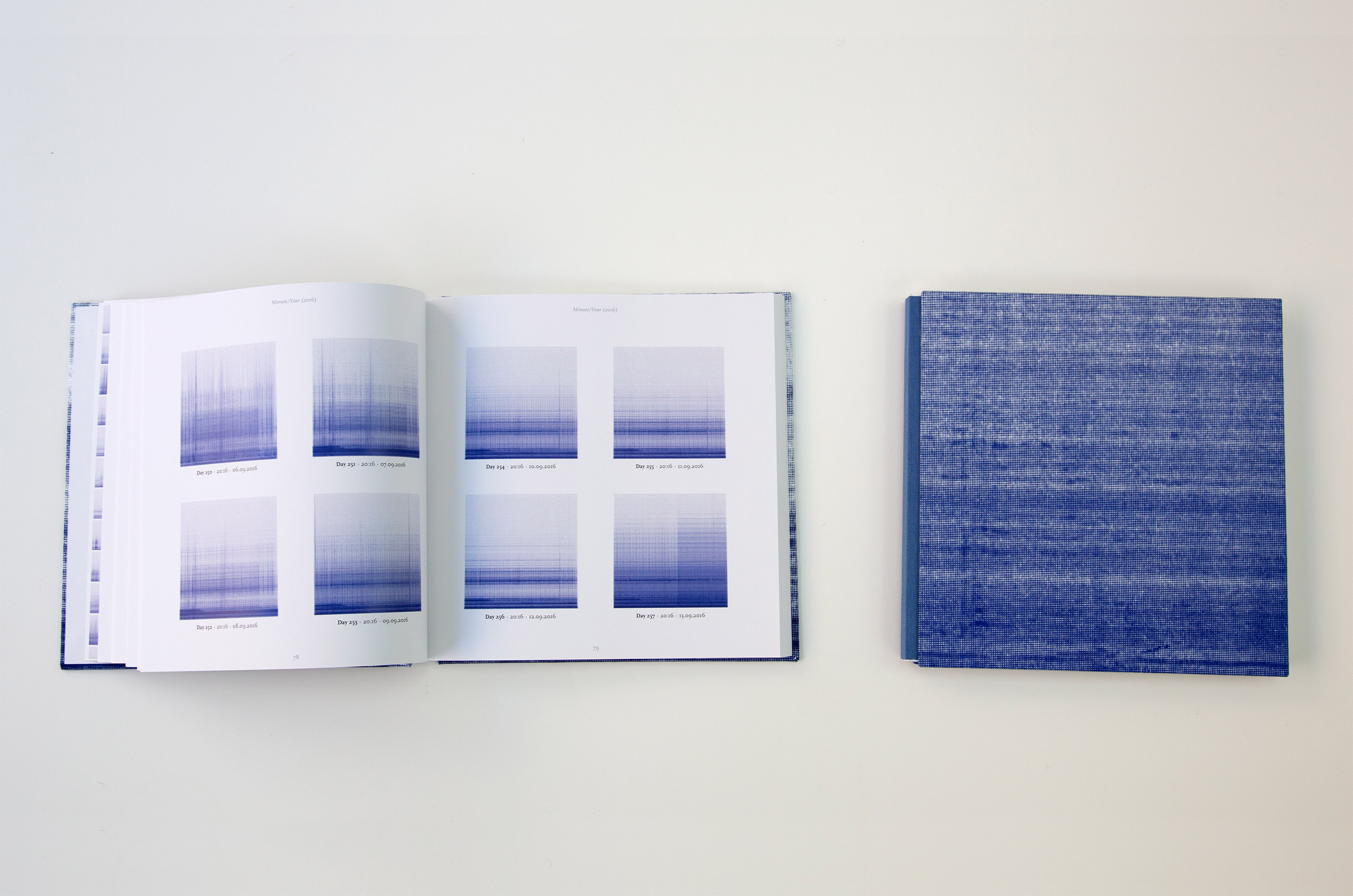 Minute/Year (2016) — artist book documenting the first year of Minute/Year